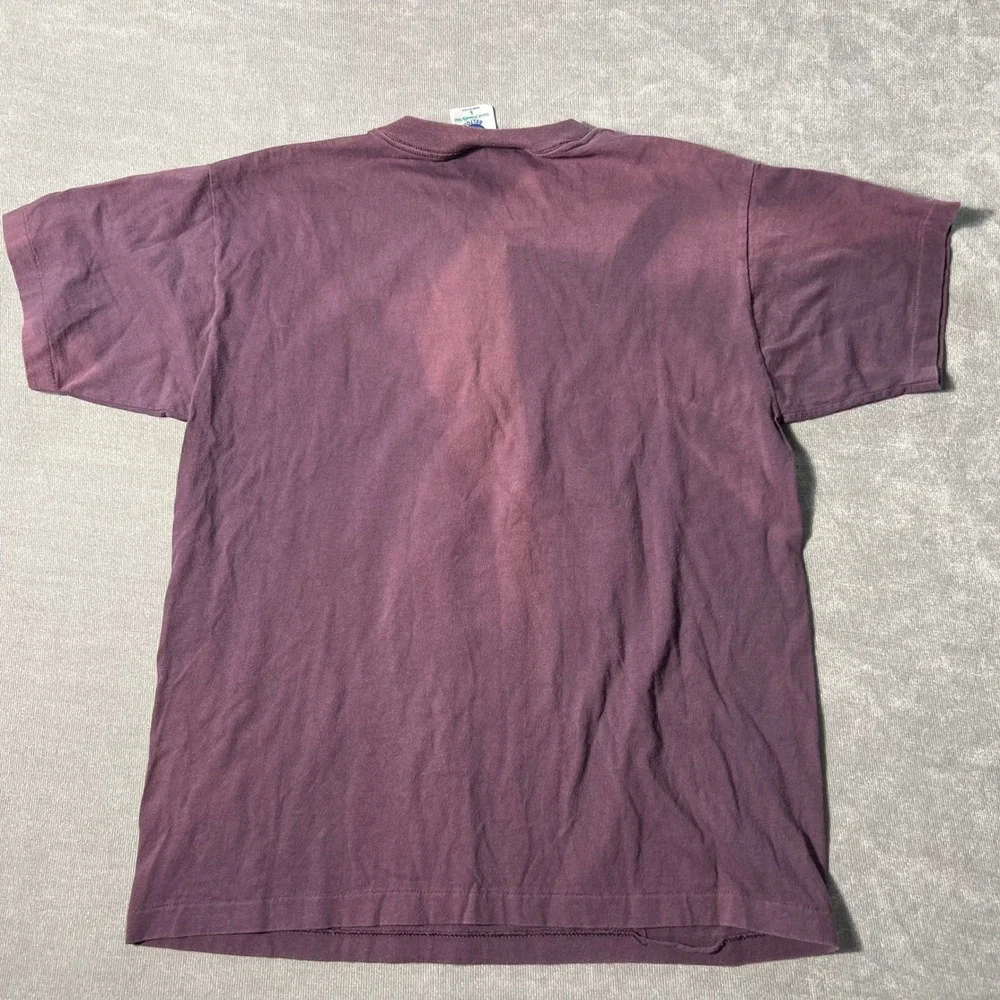 Vintage Belton Show Me The‎ Money Graphic T-Shirt Purple Mens Large Made in USA